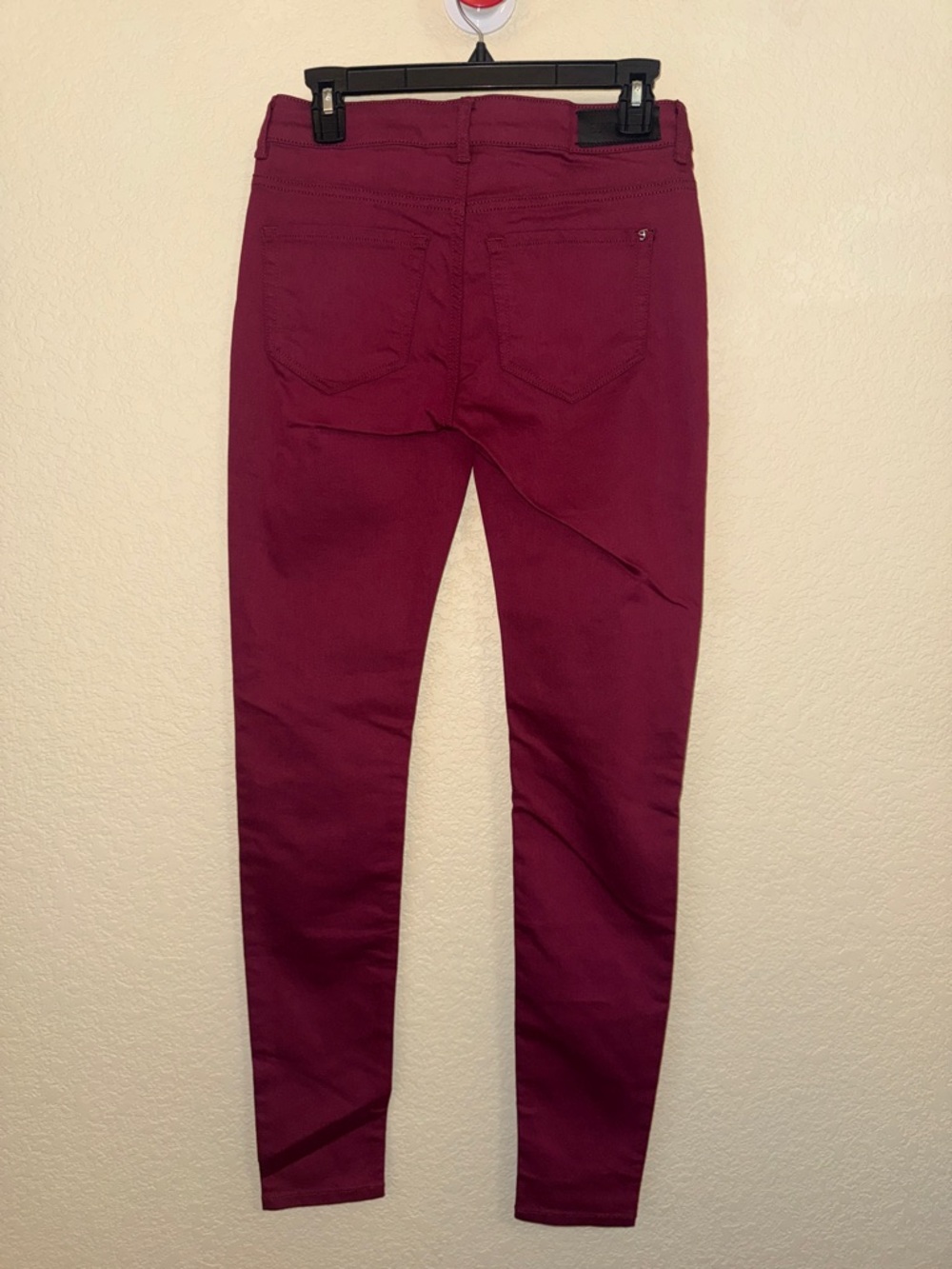 Supertrash Burgundy Skinny Pants - Picture 5 of 6